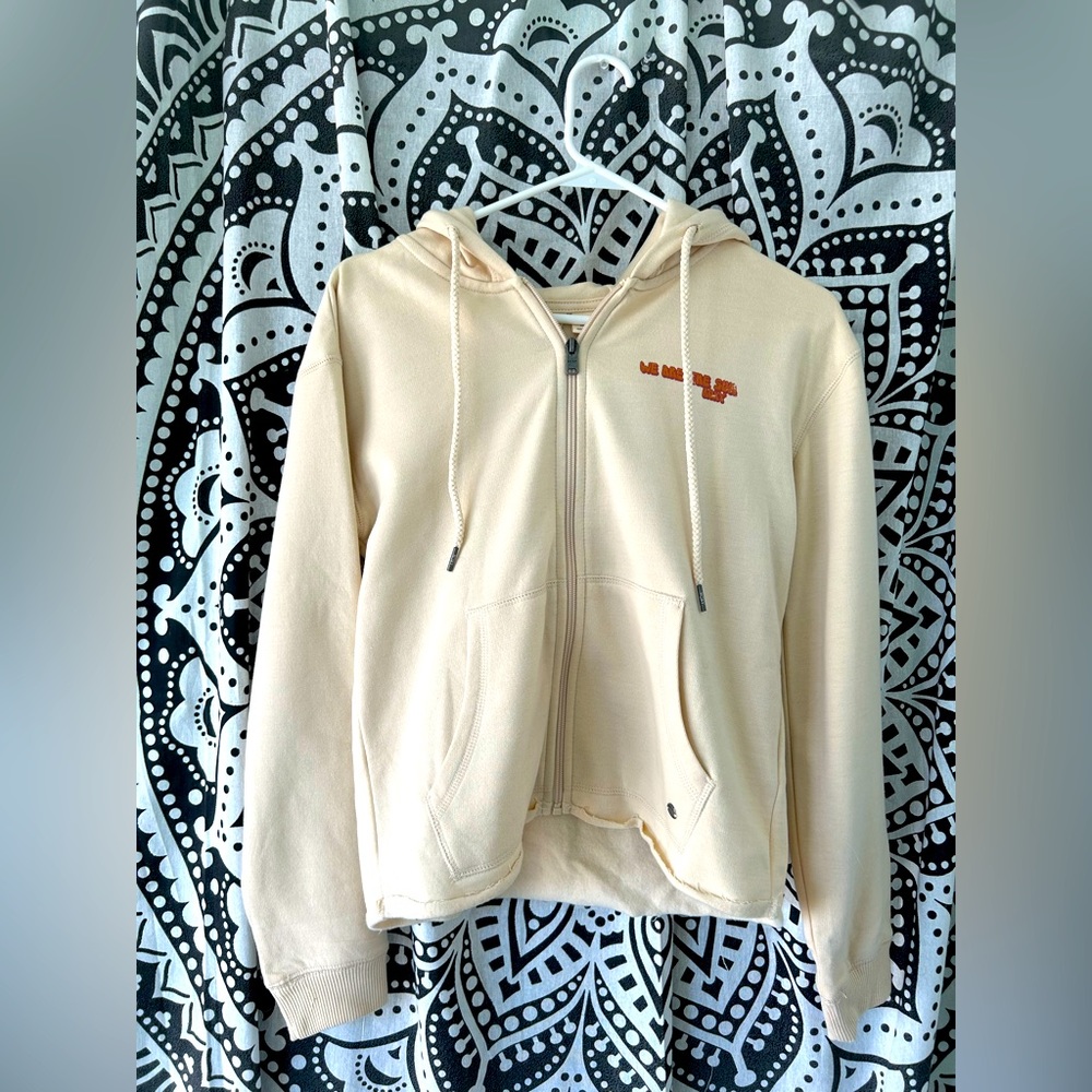 Pastel Yellow Roxy Zip-Up
